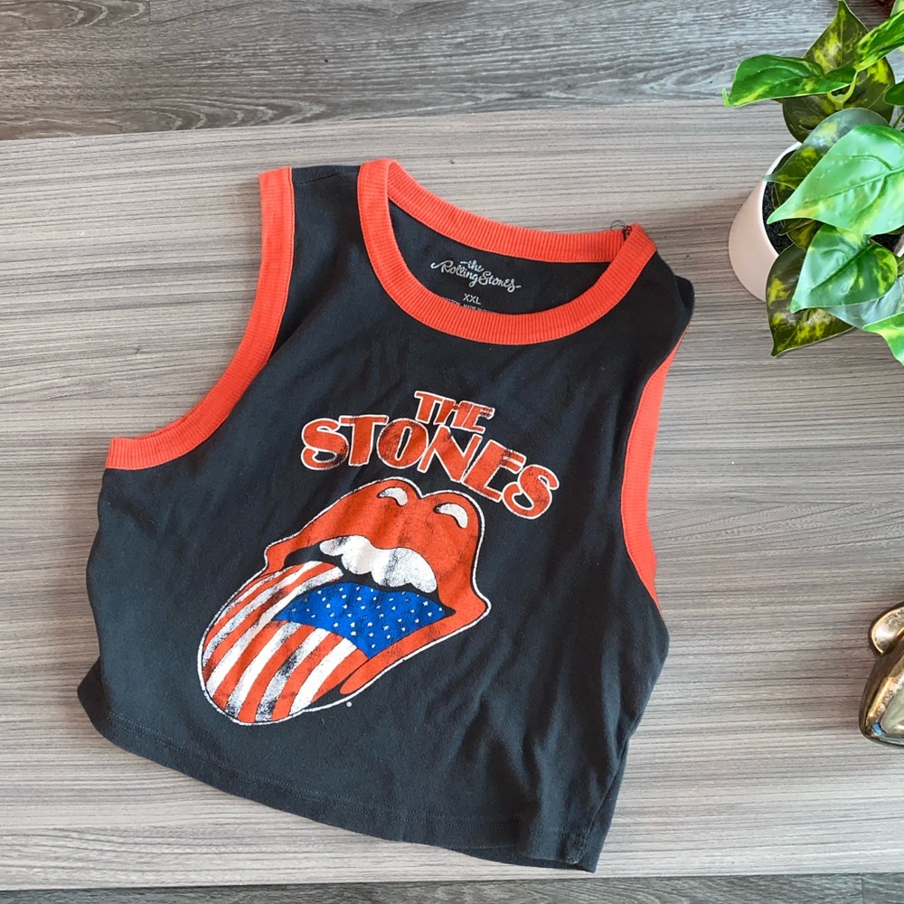 Funky Rolling Stones Tank- One Size fits all